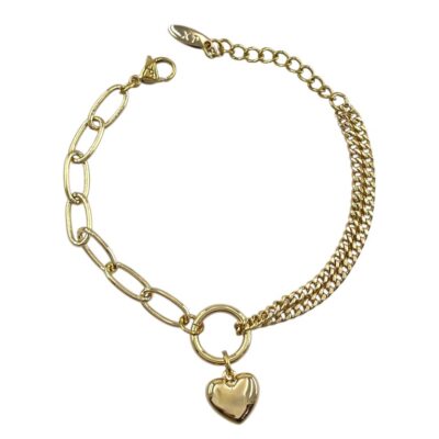 دستبند زنانه ژوپینگ مدل کارتیه قلب کد B5603